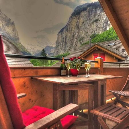 Luxury Penthouse Apartment Lauterbrunnen Buitenkant foto