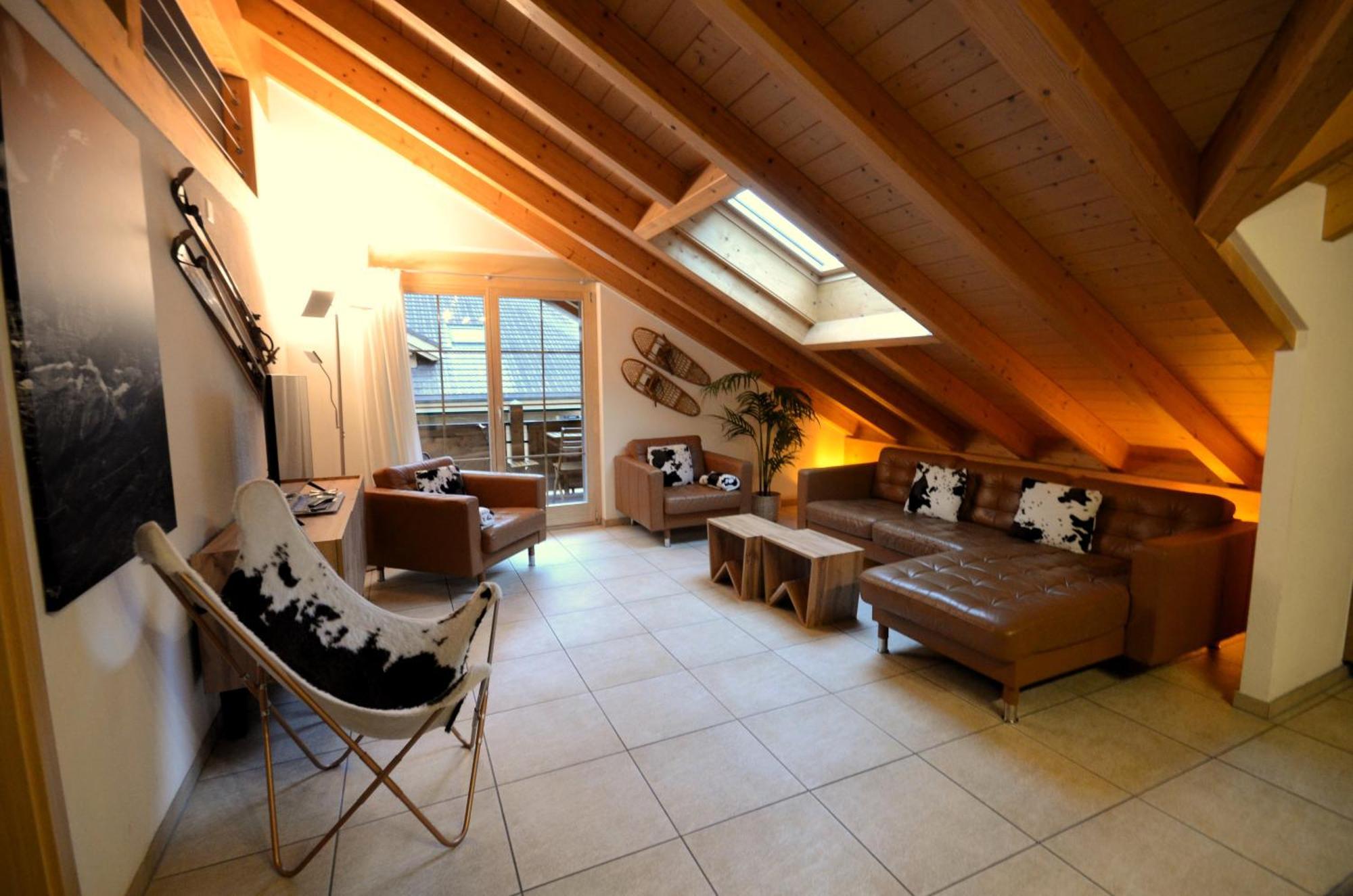 Luxury Penthouse Apartment Lauterbrunnen Buitenkant foto