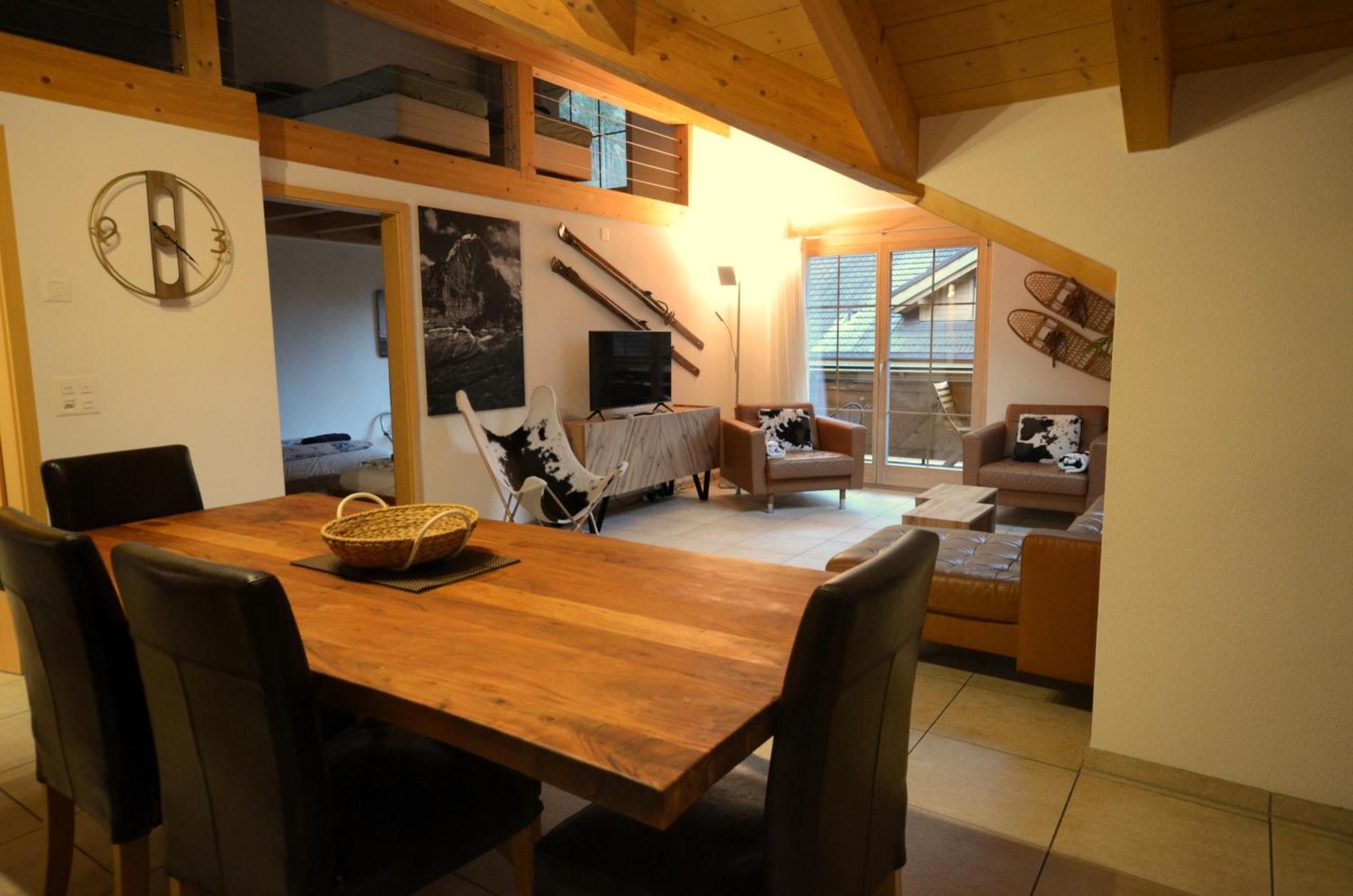 Luxury Penthouse Apartment Lauterbrunnen Buitenkant foto