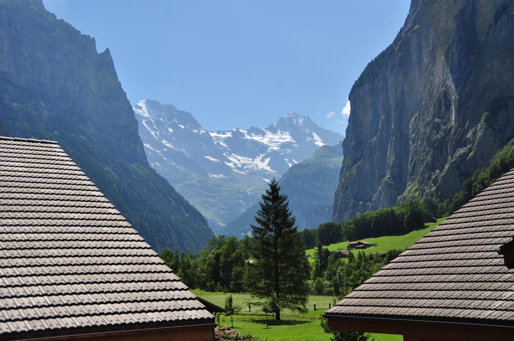 Luxury Penthouse Apartment Lauterbrunnen Buitenkant foto